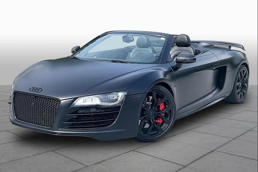 BLACK 2011 Audi R8 5.2 quattro Spyder
