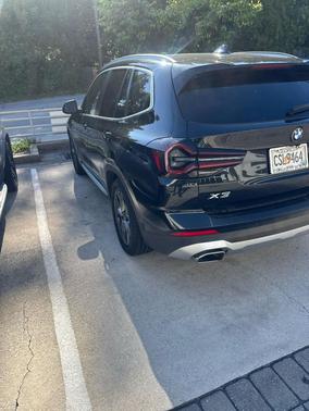 Black Sapphire Metallic 2022 BMW X3 sDrive30i