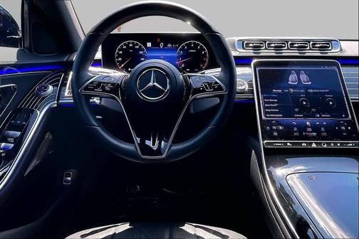 Obsidian Black 2023 Mercedes-Benz S-Class 4MATIC
