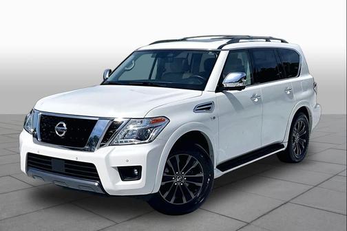 Pearl White Tricoat 2019 Nissan Armada Platinum