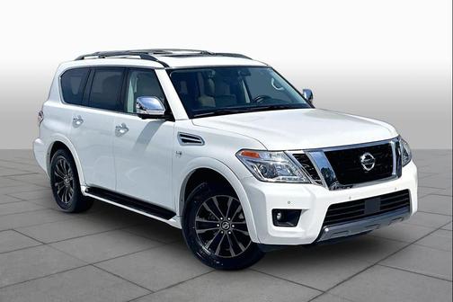 Pearl White Tricoat 2019 Nissan Armada Platinum