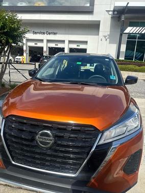 Monarch Orange/Super Black 2021 Nissan Kicks SV