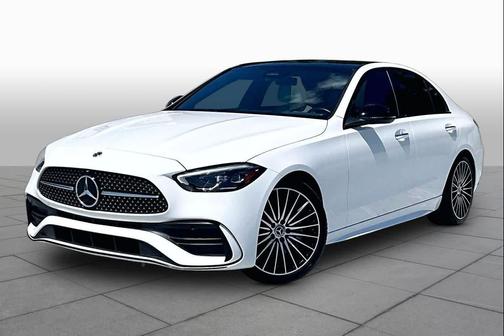 Polar White 2023 Mercedes-Benz C-Class Sedan