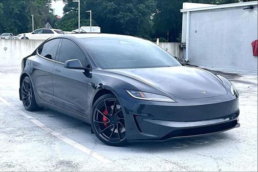 Stealth Grey 2024 Tesla Model 3 Performance