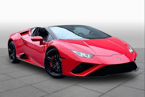 RED 2021 Lamborghini Huracan EVO Spyder