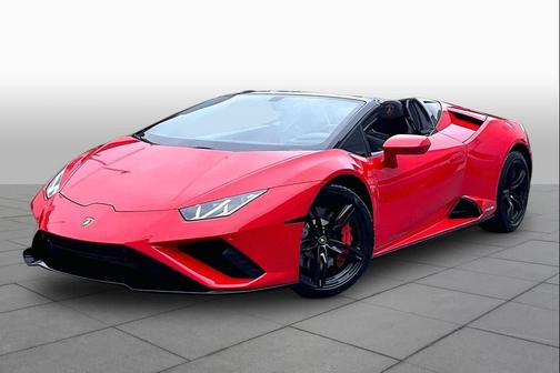RED 2021 Lamborghini Huracan EVO Spyder