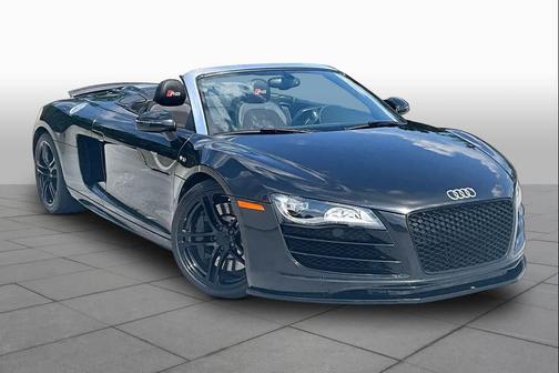 BLACK 2011 Audi R8 5.2 quattro Spyder