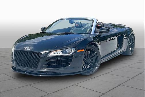 BLACK 2011 Audi R8 5.2 quattro Spyder