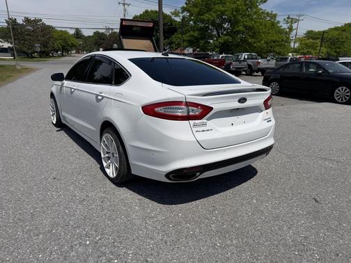 White 2014 Ford Fusion Titanium