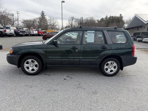 Woodland Green Pearl/Textured Gray 2005 Subaru Forester 2.5 X