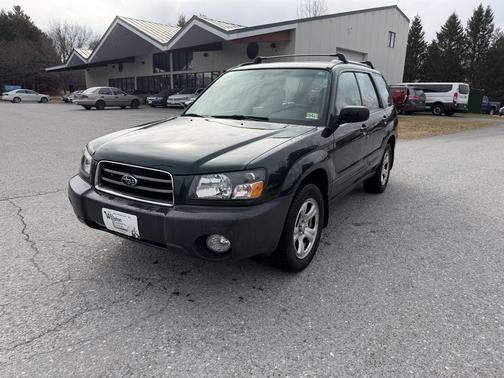 Woodland Green Pearl/Textured Gray 2005 Subaru Forester 2.5 X