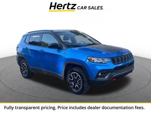 Hydro Blue Pearlcoat 2025 Jeep Compass Trailhawk