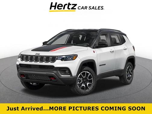 Bright White Clearcoat 2025 Jeep Compass Trailhawk