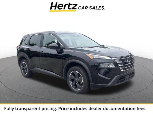 Super Black 2025 Nissan Rogue SV