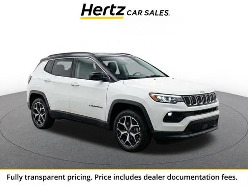 Bright White Clearcoat 2025 Jeep Compass Limited