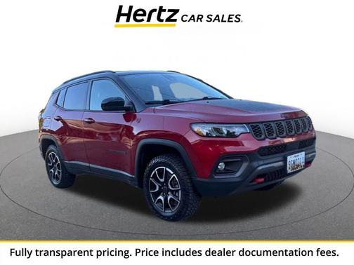 Red Hot Pearlcoat 2025 Jeep Compass Trailhawk
