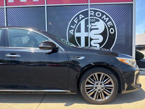 Ebony Black 2018 Kia Optima SX Turbo
