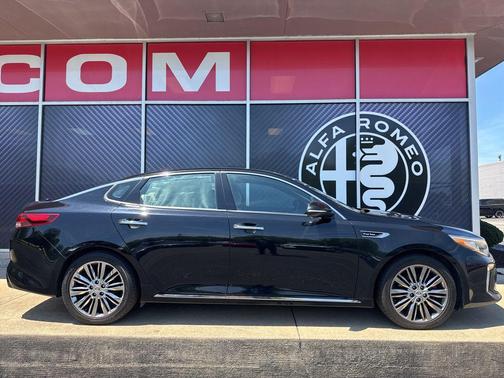 Ebony Black 2018 Kia Optima SX Turbo