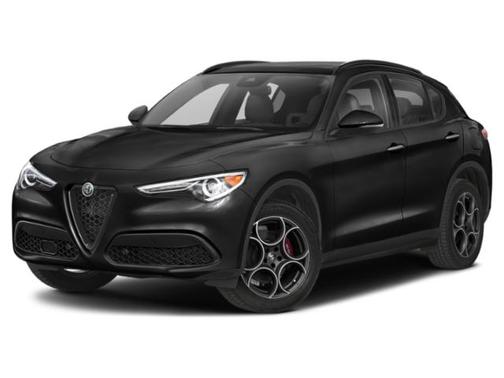 Vulcano Black Metallic 2022 Alfa Romeo Stelvio Ti