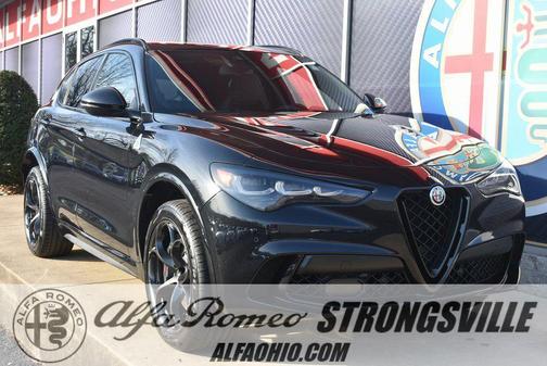 Vulcano Black Metallic 2024 Alfa Romeo Stelvio Quadrifoglio
