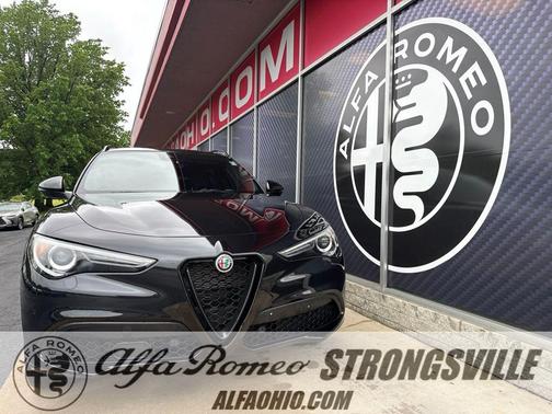 Vulcano Black Metallic 2023 Alfa Romeo Stelvio Veloce AWD