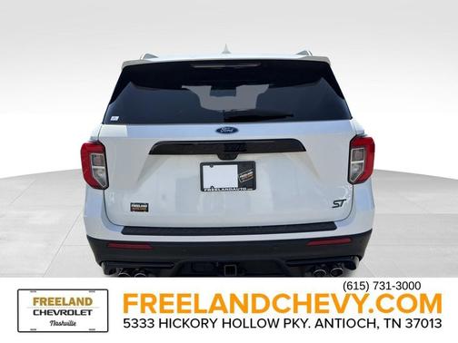 White Metallic 2023 Ford Explorer ST