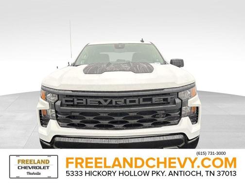 Summit White 2026 Chevrolet Silverado 1500 Custom Trail Boss