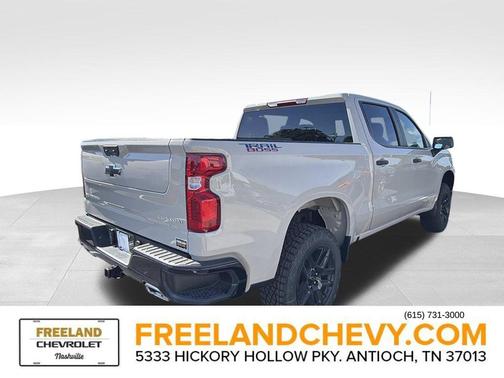 White Sand 2026 Chevrolet Silverado 1500 Custom Trail Boss