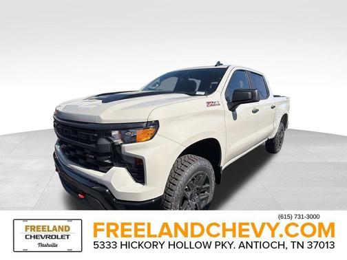 White Sand 2026 Chevrolet Silverado 1500 Custom Trail Boss