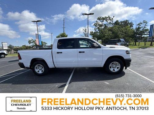 Bright White Clearcoat 2025 RAM 1500 Tradesman