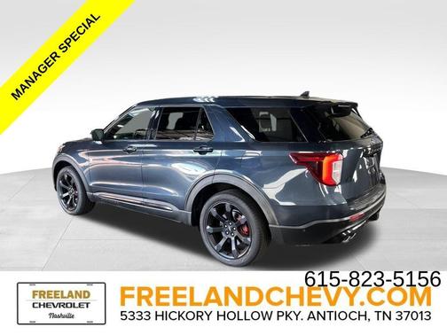 Blue Metallic 2022 Ford Explorer ST
