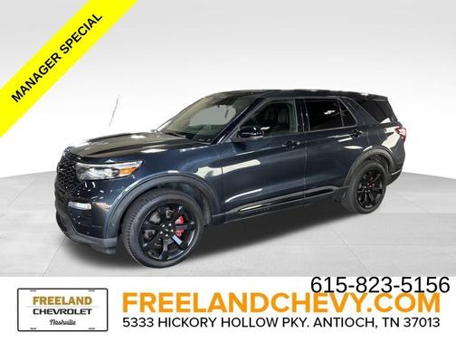 Blue Metallic 2022 Ford Explorer ST