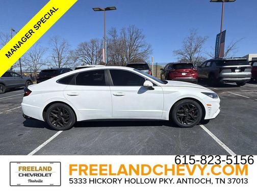 Quartz White 2020 Hyundai SONATA SEL