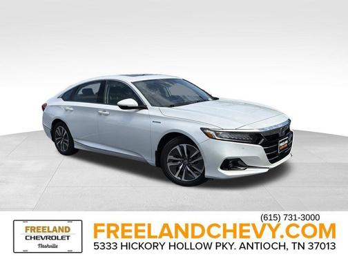 White 2022 Honda Accord Hybrid EX-L