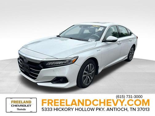 White 2022 Honda Accord Hybrid EX-L