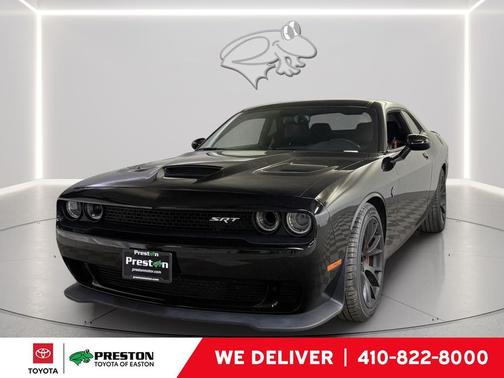 Pitch Black Clearcoat 2016 Dodge Challenger SRT Hellcat