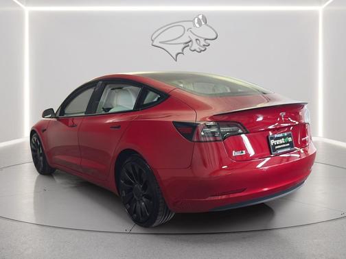 Pearl White Multi-Coat 2022 Tesla Model 3 Performance