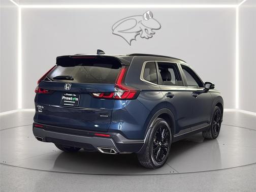 Canyon River Blue Metallic 2025 Honda CR-V Hybrid Sport Touring AWD