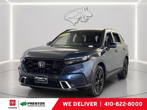Canyon River Blue Metallic 2025 Honda CR-V Hybrid Sport Touring AWD