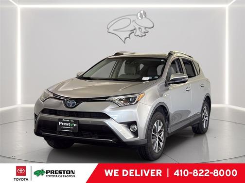 Silver Sky Metallic 2017 Toyota RAV4 Hybrid SE