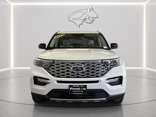 STAR WHITE MET TRI-COAT 2023 Ford Explorer Platinum