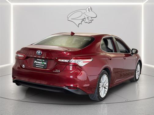 Ruby Flare Pearl 2020 Toyota Camry Hybrid XLE