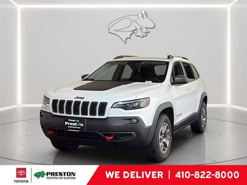 Bright White Clearcoat 2021 Jeep Cherokee Trailhawk