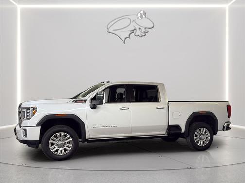 White Frost Tricoat 2021 GMC Sierra 3500 Denali