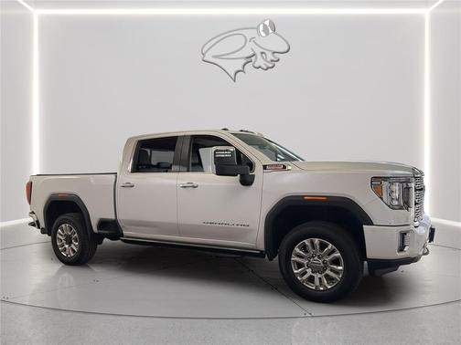 White Frost Tricoat 2021 GMC Sierra 3500 Denali