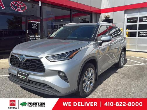 Celestial Silver Metallic 2022 Toyota Highlander Hybrid Limited