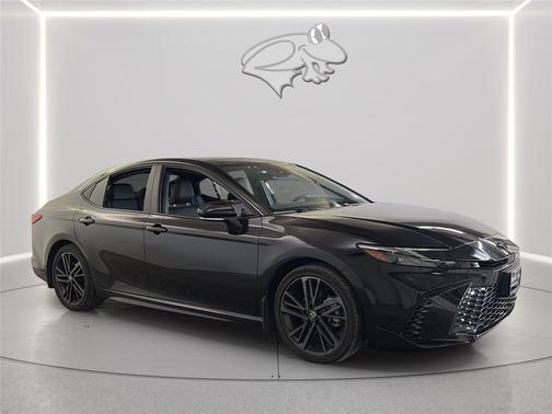Midnight Black Metallic 2025 Toyota Camry XSE