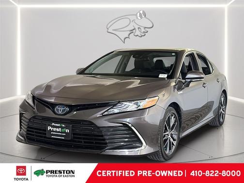 Predawn Gray Mica 2021 Toyota Camry Hybrid XLE