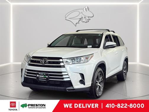 Blizzard Pearl 2019 Toyota Highlander LE