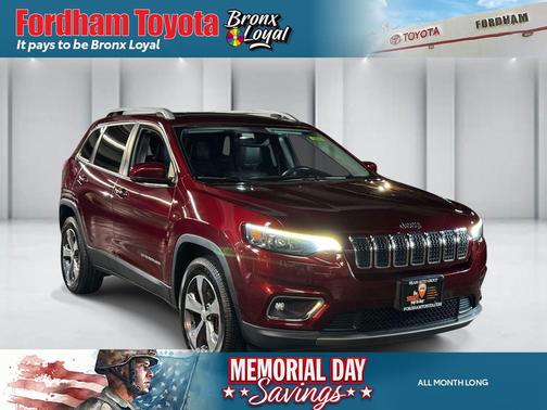 Velvet Red Pearlcoat 2019 Jeep Cherokee Limited